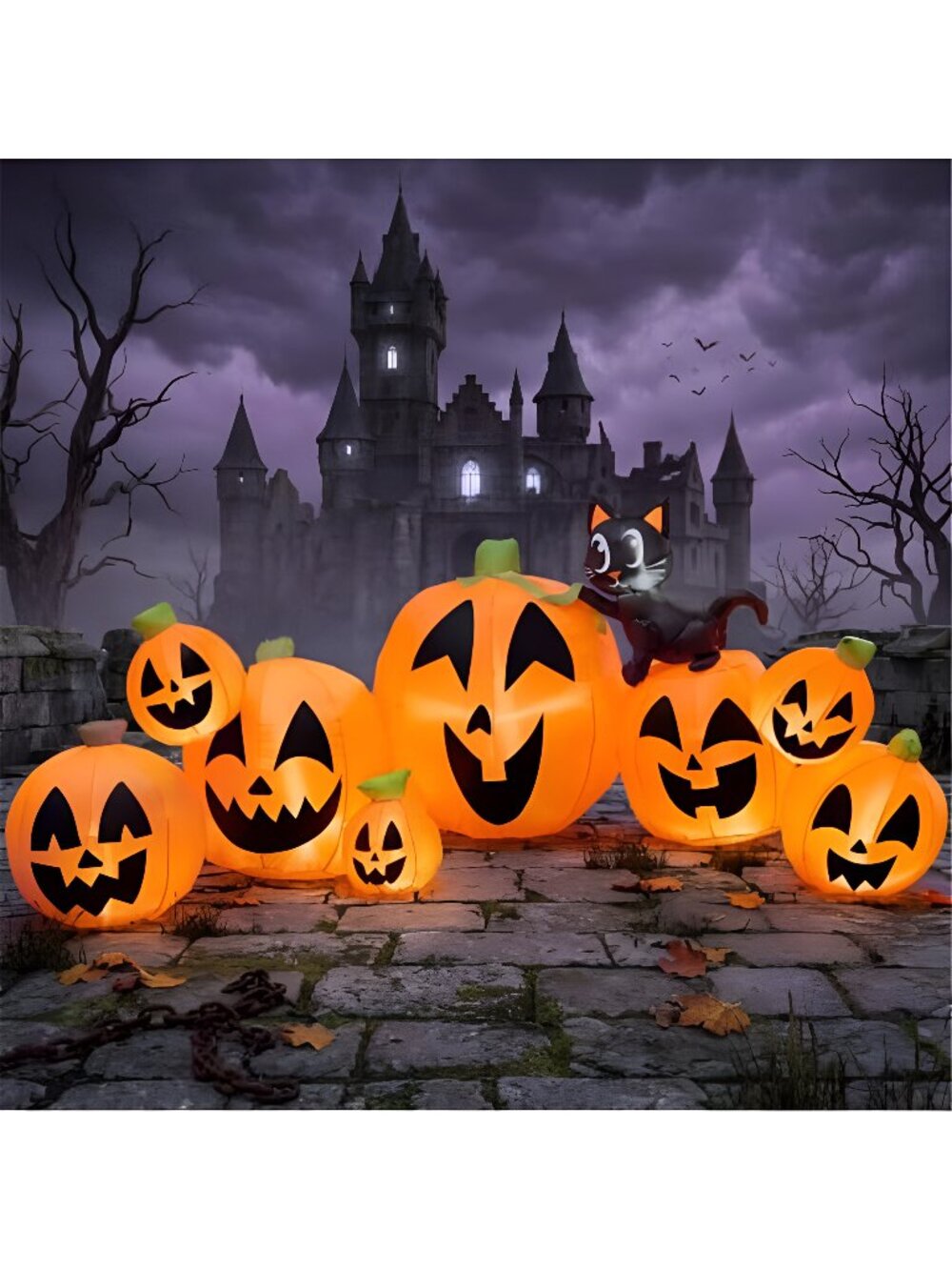 Joiedomi 10 FT Long Halloween Inflatables Outdoor Decorations, Blow Ups